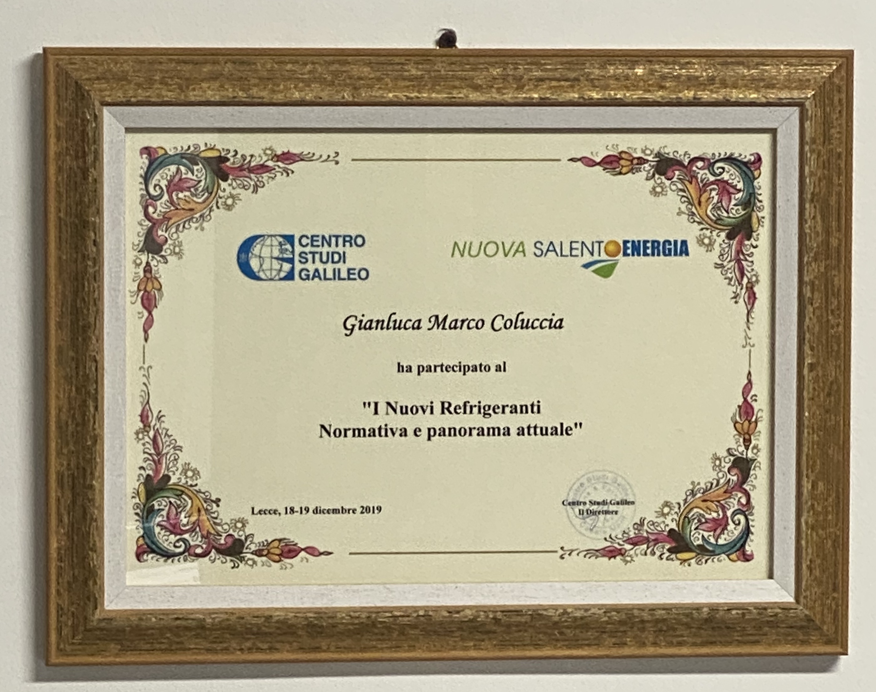 ATTESTATO PARTECIPAZIONE